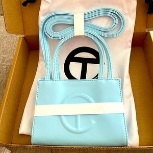 Small Pool Blue Telfar bag